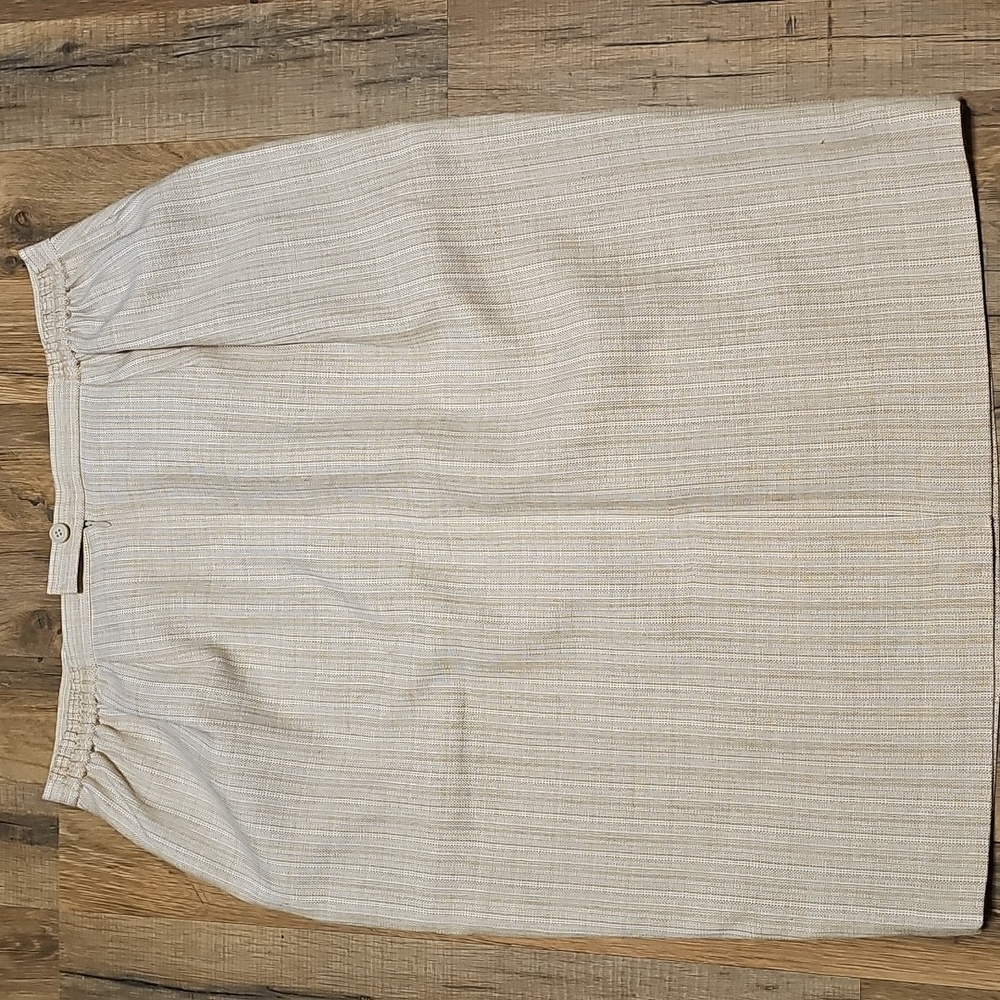 East 5th Blazer and Skirt Set Beige Size 16W - Picture 8 of 10